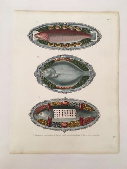 null Pièce montée, décors de présentation culinaires …

Gravures avec rehauts de...