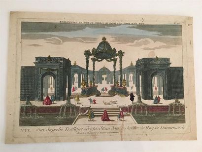 null JACQUES CHEREAU (1688 - 1776)

Vue perspective du Sallon de l'Académie Royale...