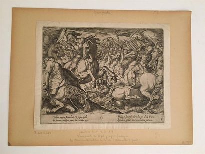 null Antonio TEMPESTA (1555- 1630)

Chasses - Scènes de la vie d' Alexandre.

Eau-forte....
