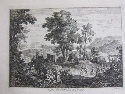 null Joseph KOCH (1768-1839)

"Vicino a Vitale a Roma"

Suite complète de vingt estampes.

Feuilles...