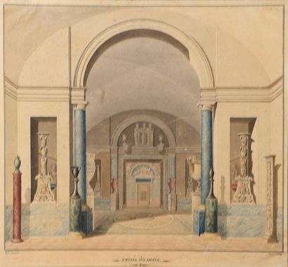 F. C., 1824

Projet pour une entrée de musée

Plume...