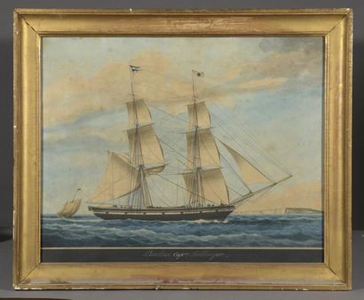 null Louis MONTARDIER (1793-1860)

Portrait de la corvette « La Pauline »

Encre...