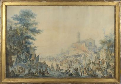 null Attributed to Jean Claude RUMEAU

(active late 18th and early 19th century)

Procession...