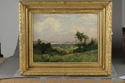null Eugène BERTHELON (Paris 1829-1916)

View of Paris taken from Garches, near Saint

Cloud

Original...