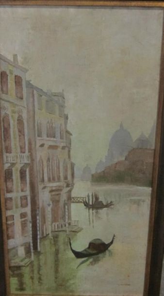 null Remilie MAUDUY (20th century)

View of the Grand Canal in Venice

Oil on canvas,...