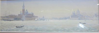 null Modern school: 

View of Venice

Gouache and watercolour on paper, bears an...
