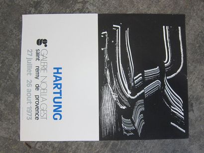 null D'après HANS HARTUNG (1904 - 1989)
Galerie Noella Gest 1973
2 exemplaires de...