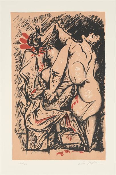 null André MASSON (1896-1987)

Erotic drawings. 1971. Lithography. Album format:...