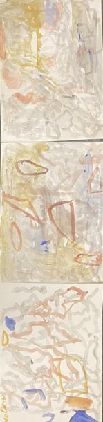 null COJAN Aurel (1914-2005),

Composition abstraite

Trois gouaches sur papier assemblées,...