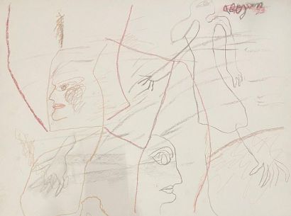 null COJAN Aurel (1914-2005),

Compositions abstraites

Six gouaches sur papier,...