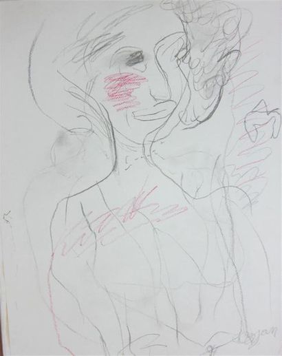 null COJAN Aurel (1914-2005),

Femme nue au pichet

Pastel et aquarelle sur papier,...