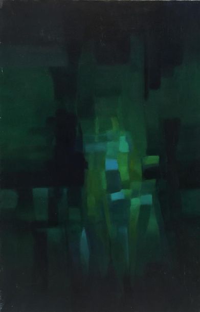 null Geneviève LINÉ JAGOT (1920-2001)

Green glaze

Oil on canvas, signed lower right,...