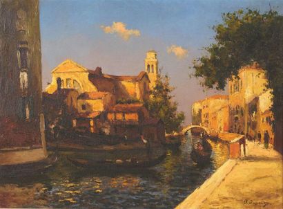 Albert Ferdinand DUPRAT (1882-1974)

Canal...