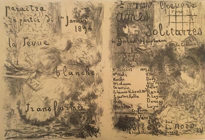 null Édouard VUILLARD (1868-1940)

L'OEuvre, Ames solitaires

Lithographie, signée...