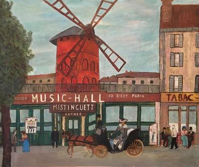 null Serge CLEMENT (né en 1933)

Le Moulin Rouge

Huile sur toile, signée en bas...