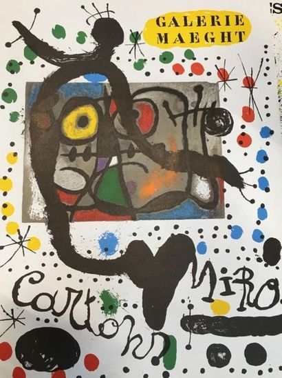 null D'après MIRO (1893 - 1983)

Galerie Maeght "Carton"

Affiche en couleurs. 

Imprimerie...