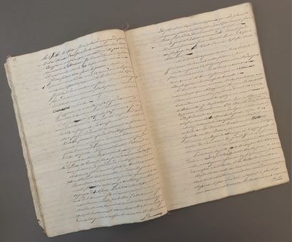 null MANUSCRIT DE STE HÉLÈNE.

Manuscrit : « Mémoire venu de l'Ile Ste Hélène d'une...