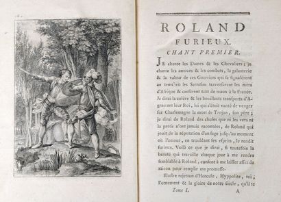 null ARIOSTE - Roland Furieux, heroic poem. New translation by M. d'Ussieux. Paris,...