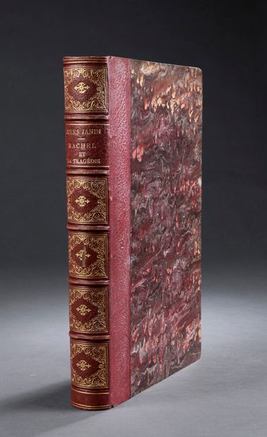 null JANIN, Jules - Rachel et la tragédie. Paris, Amyot, 1859. Gr. in-8, (2) ff.,...
