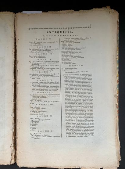 null [ARCHITECTURE] - Recueil de planches de l'Encyclopédie consacrées à l'architecture...