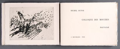 null BUTOR, Michel & BALTAZAR - Colloques des mouches. Nice, J. Matarasso, (1980)....