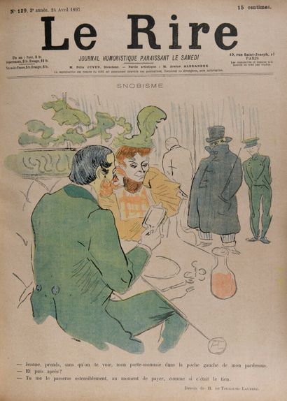 null RIRE (LE) - Journal humoristique. Fondé par Félix Juven. Paris, 1894-1900. 4...