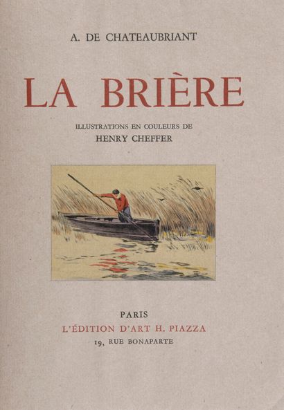 null CHATEAUBRIANT, A. de - La Brière. Illustrations en couleurs de Henry Cheffer....