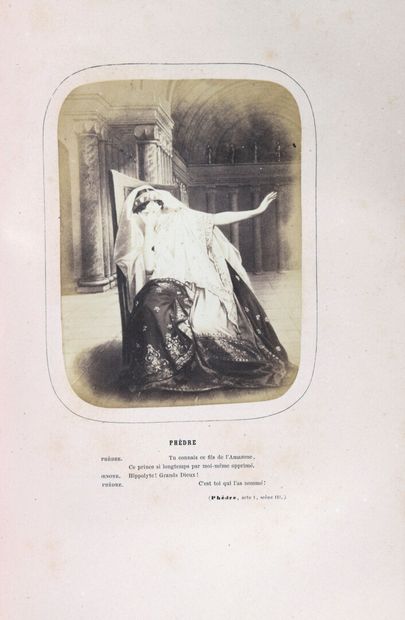 null JANIN, Jules - Rachel et la tragédie. Paris, Amyot, 1859. Gr. in-8, (2) ff.,...