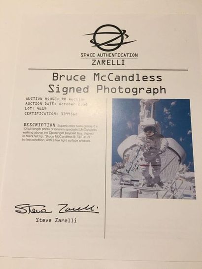 null NASA

Skylab : Bruce McCANDLESS, équipé de son MMU, lors du premier vol d'essai...