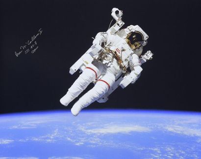 null NASA

Skylab : Bruce McCandless, équipé de son MMU, en orbite dans l'espace...