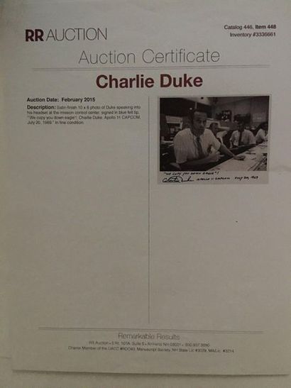 null NASA

Apollo 11: Charlie DUKE, Capcom of the Apollo 11 mission and future astronaut...