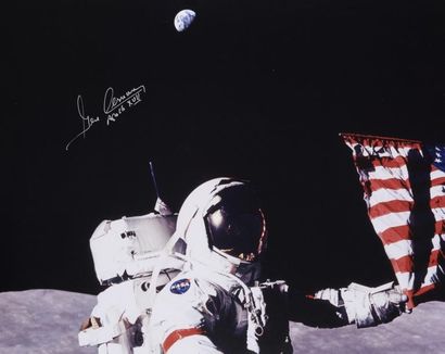 null NASA / Harisson SCHMITT

Apollo 17 : Gene Cernan lors de sa troisième sortie...