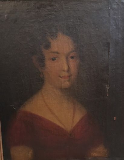 null Ecole française 

"Portrait de femme"

huile sur toile

48,5 x 38 cm

Accid...