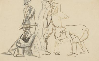 null Alfred RETH (1884-1966)

"Étude d'hommes" vers 1910-1914

Encre et crayon, cachet...