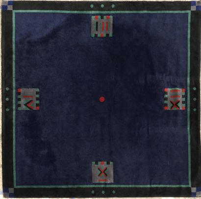  Christian DUC (1947-2013) 
Time out 
Wool carpet. 
195 x 195 cm