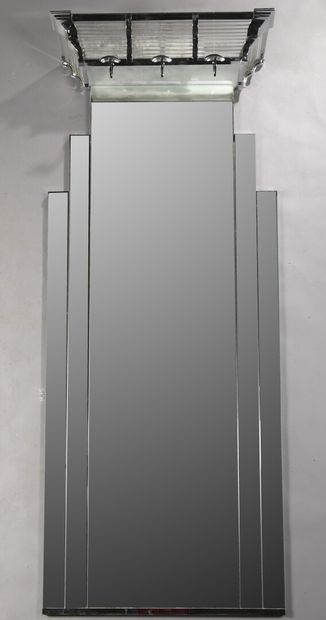SOFAR 
Wall mounted coat rack in glass, the...