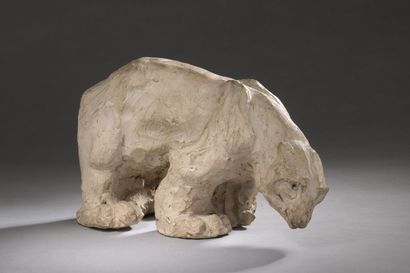  Henri-Marius PETIT (1913-2009) 
Polar bear 
Terracotta proof (small lacks and accidents)....