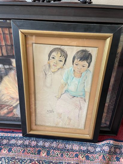 null 
Alix AYMÉ (1894-1989)






Portrait de deux jeunes enfants






Pastel encre...