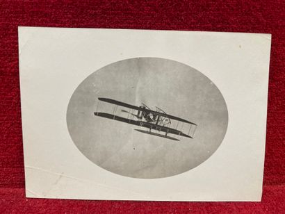  Lucien LOTH (1885-1978) 
Biplane taking off or landing 
Aviation weeks in Reims,...