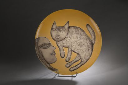 null CORNEILLE (Guillaume CORNELIS VAN BEVERLOO said, 1922-2010)


Woman and cat...