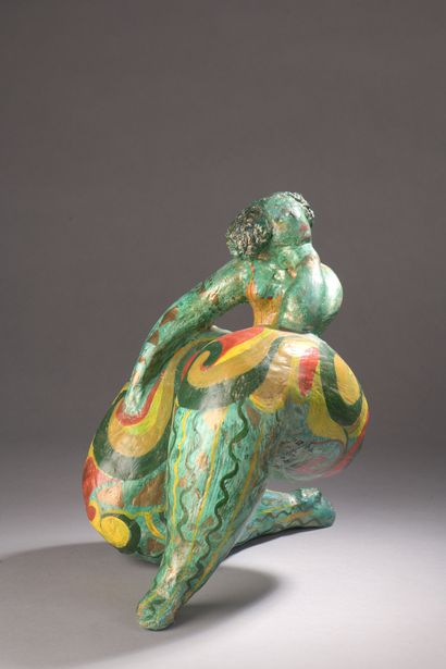 null JOSEPHA (1950)

"Femme agenouillée", 1997

Sculpture en résine peinte en polychromie,...