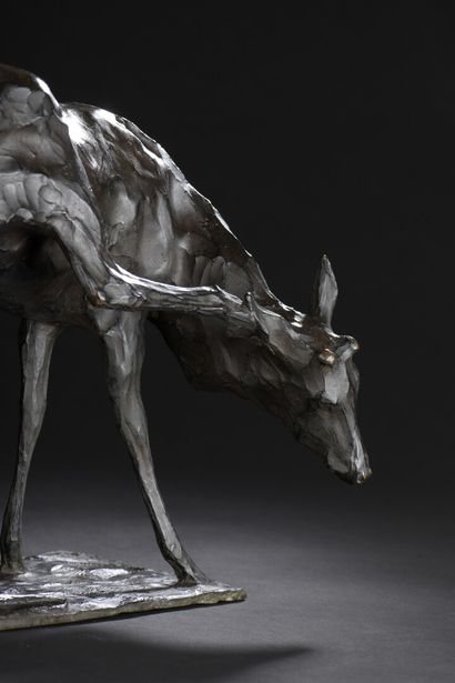 null Rembrandt BUGATTI (1884-1916)


Young Deer Scratching its Neck, circa 1906


Black...