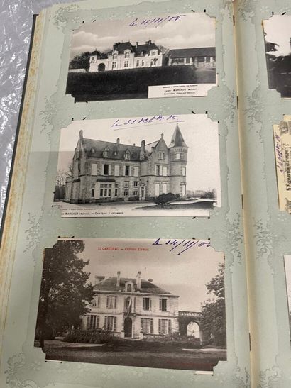 null An album of old postcards of Bordeaux, Gironde, Dordogne and others. About 250...