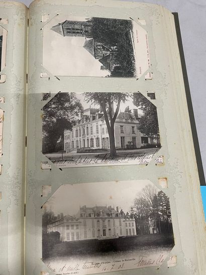 null An album of old postcards of the former department of Seine-et-Oise. About 280...
