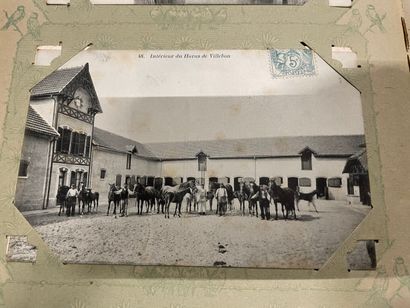 null An album of old postcards of the former department of Seine-et-Oise. About 150...