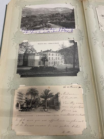null Un album de cartes postales d'Avignon, de Marseille, d'Arles, du Var, des Basses-Alpes...