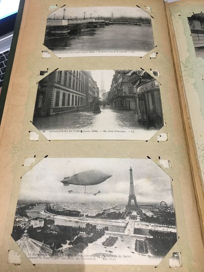 null Un album de cartes postales de Paris, de l'ancien département de la Seine-et-Oise...