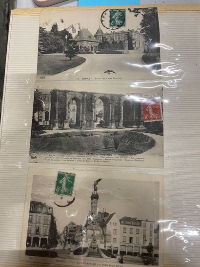 null Un album en majorité de Douai, d'Arras, de Reims et divers. Environ 60 cart...