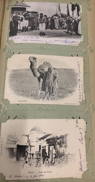 null Un album de cartes postales d'Afrique du Nord dont petits métiers, d'Algérie,...