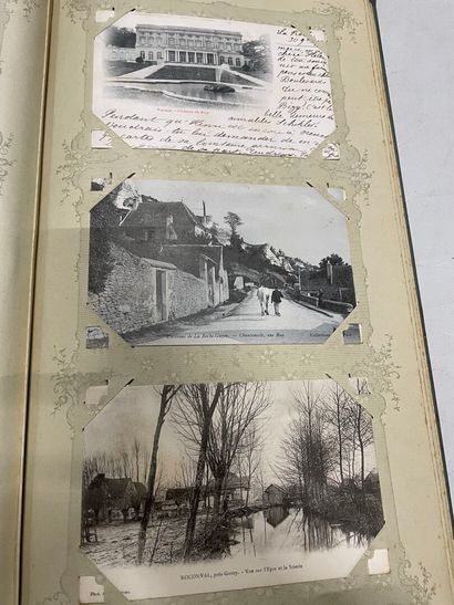 null An album of old postcards of the former department of Seine-et-Oise. About 300...